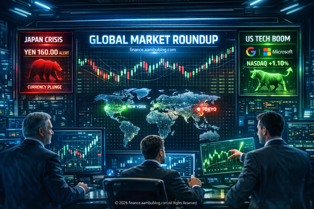 Global Market Live: Nasdaq Futures Hit Records as Yen Breaks 160 | Finance Aambu Blog